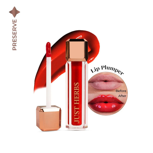 【Just Herbs】 Lip Honey Plumping Gloss with Plant Vitamin C and Peppermint Oil|リップ ハニー プランピング グロス 植物性ビタミンC&ペパーミントオイル|03 Honey Dew(ハニーデュー)