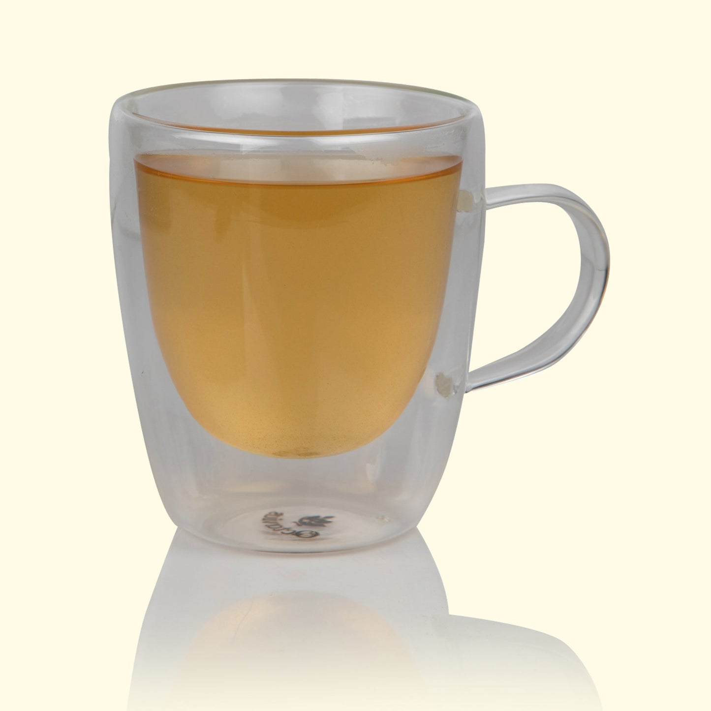 Borosilicate Glass Double Walled Cup with Handle - 250 ML 250ml