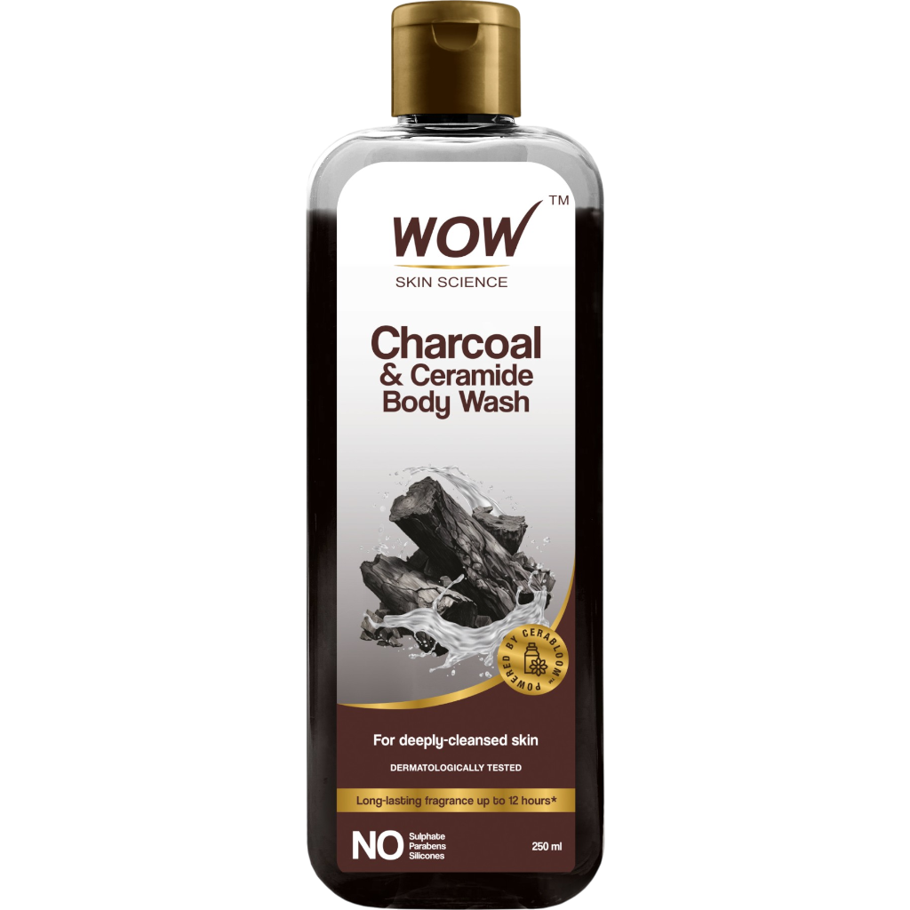 Charcoal & Ceramide Detox Body Wash Impurity Removal Cleanse 250ml
