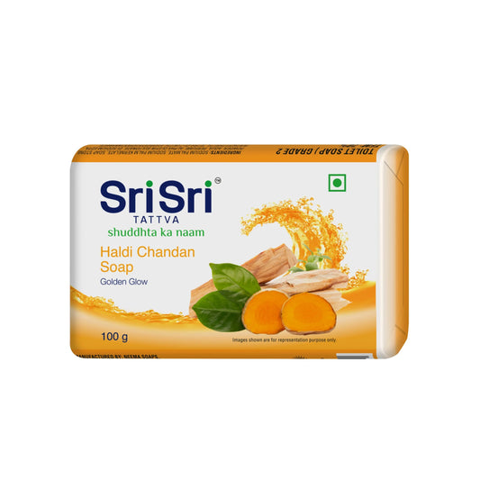 Haldi Chandan Soap | For A Golden Glow | Buy 3 Get 1 Free | 100 g Each 3G