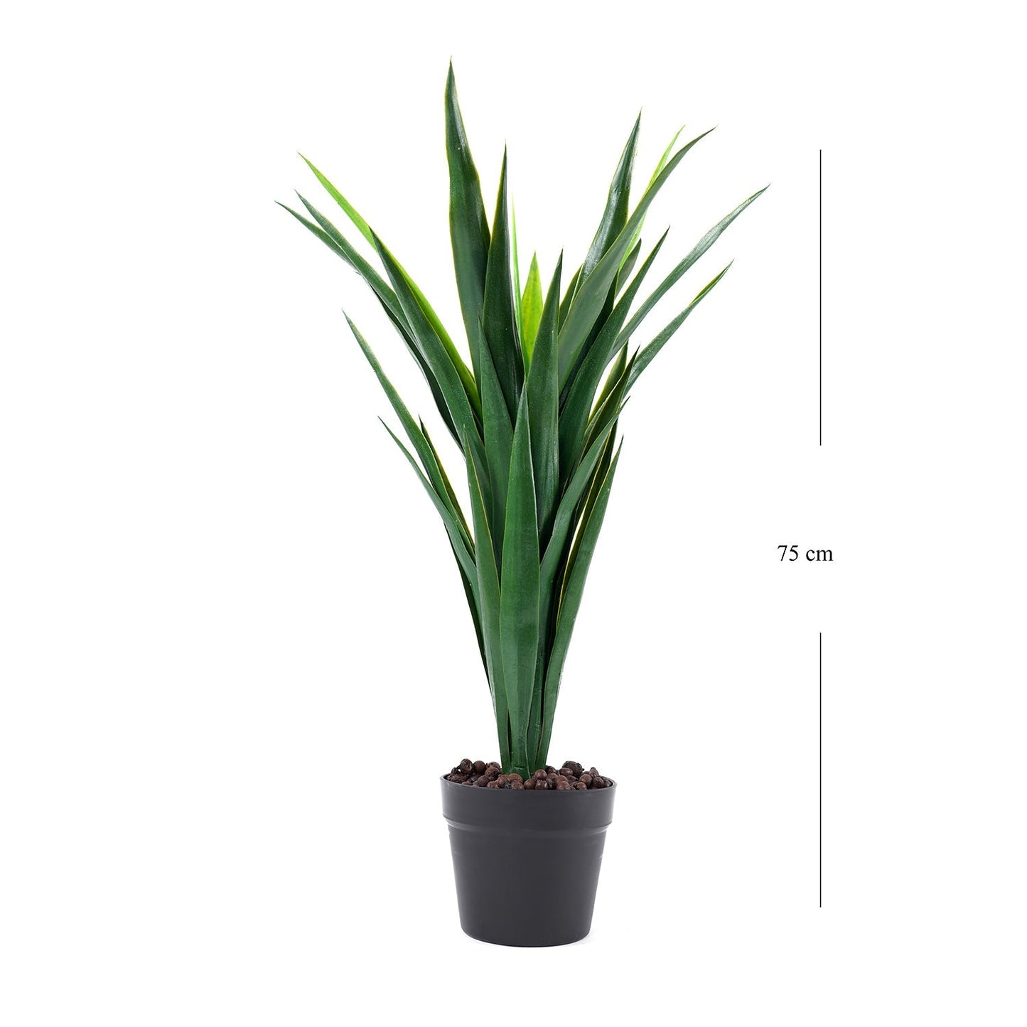 Green Faux Yucca Potted Plant