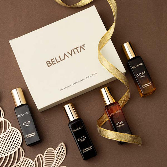 【Bella Vita】 Luxury Perfume Gift Set For Men - 4 x 20ml|ラグジュアリー メン パフューム ギフトセット|20ml
