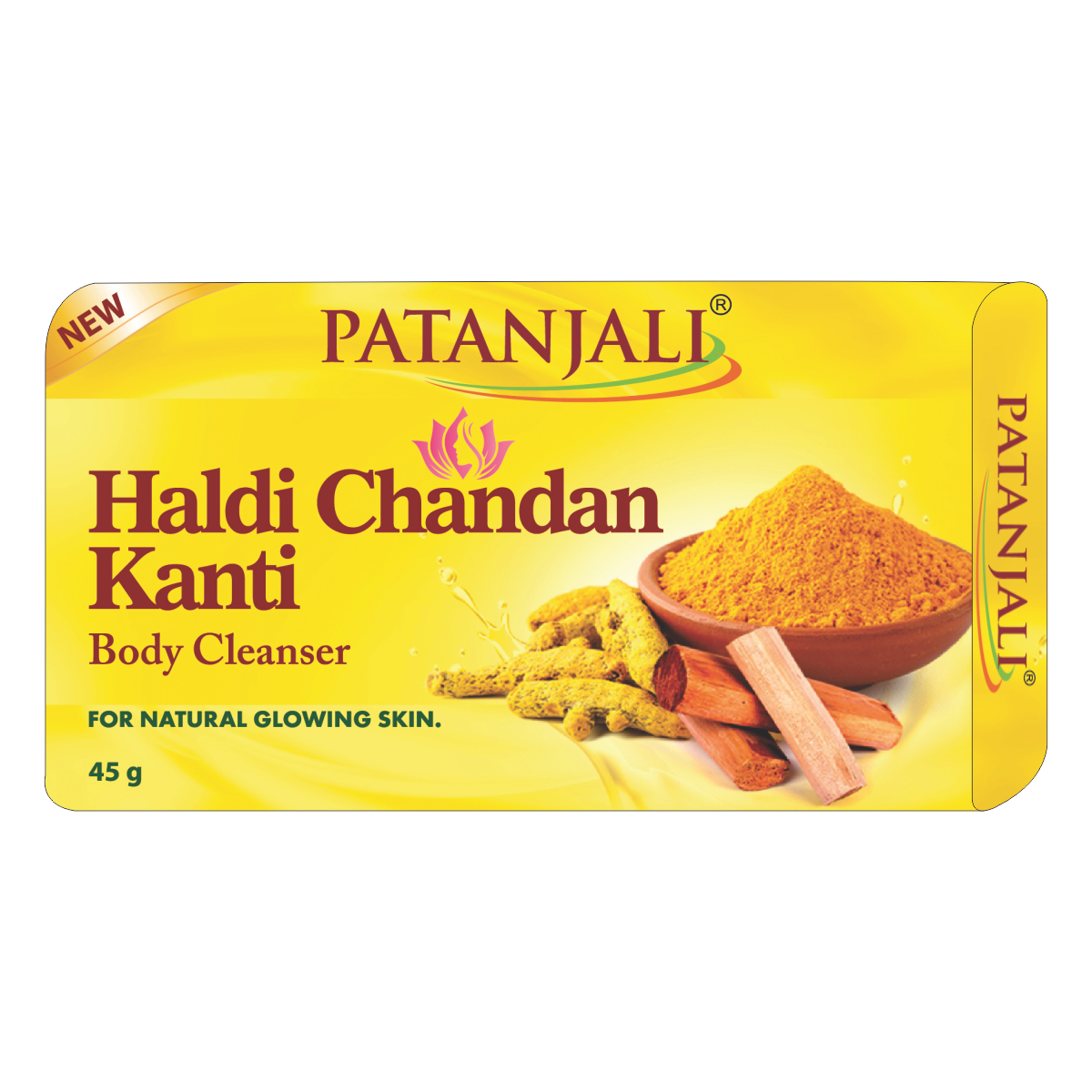 【Patanjali】 Patanjali Haldi Chandan Kanti Body Cleanser 45g|パタンジャリ ハルディチャンダンカンティ ボディクレンザー|45g