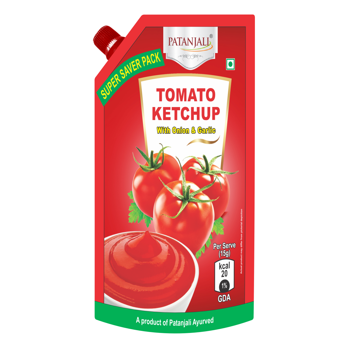 Patanjali Tomato Ketchup With Onion Garlic (950 g)