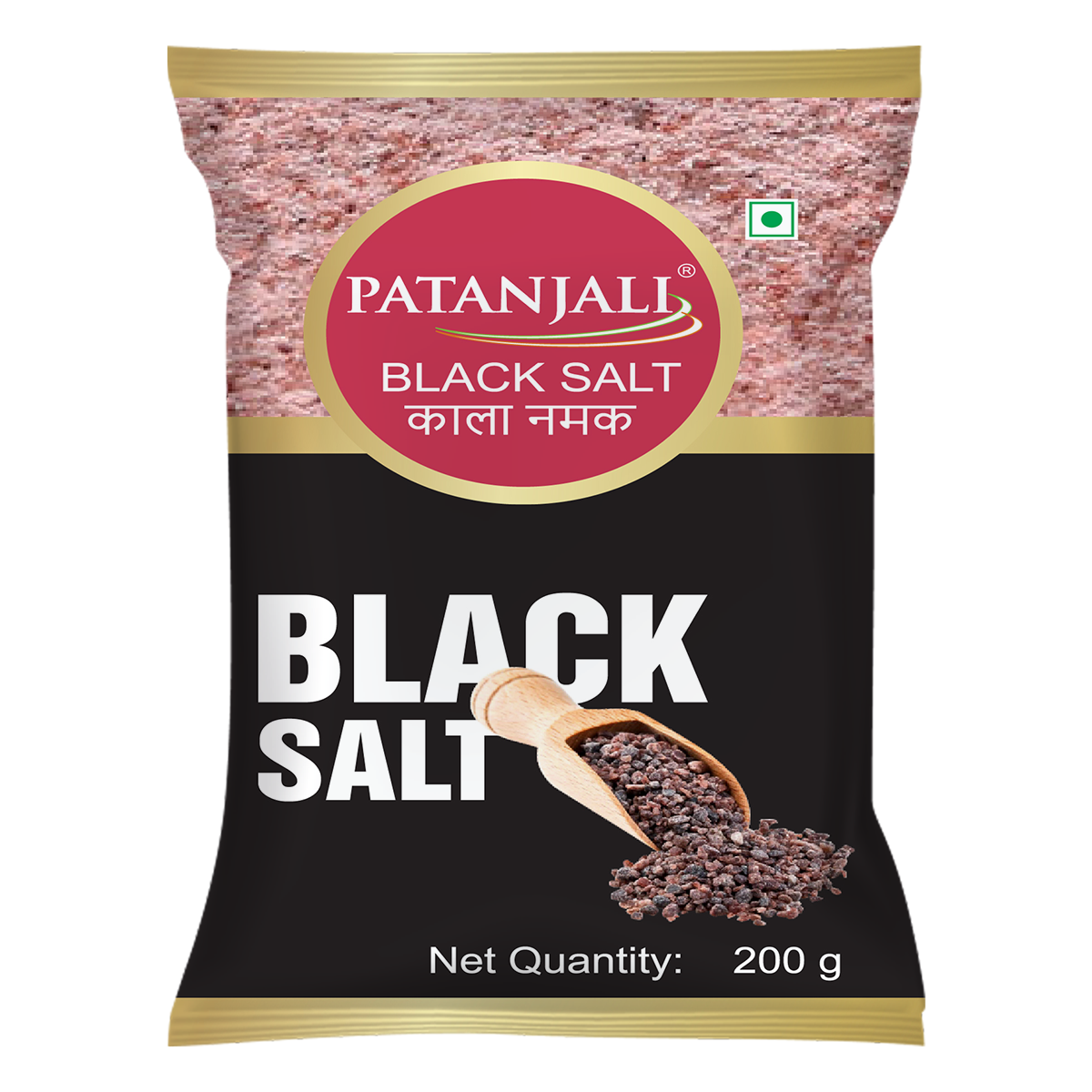 【Patanjali】 Patanjali Kala Namak (Black Salt) 200g|パタンジャリ カラナマク(ブラックソルト)|200g