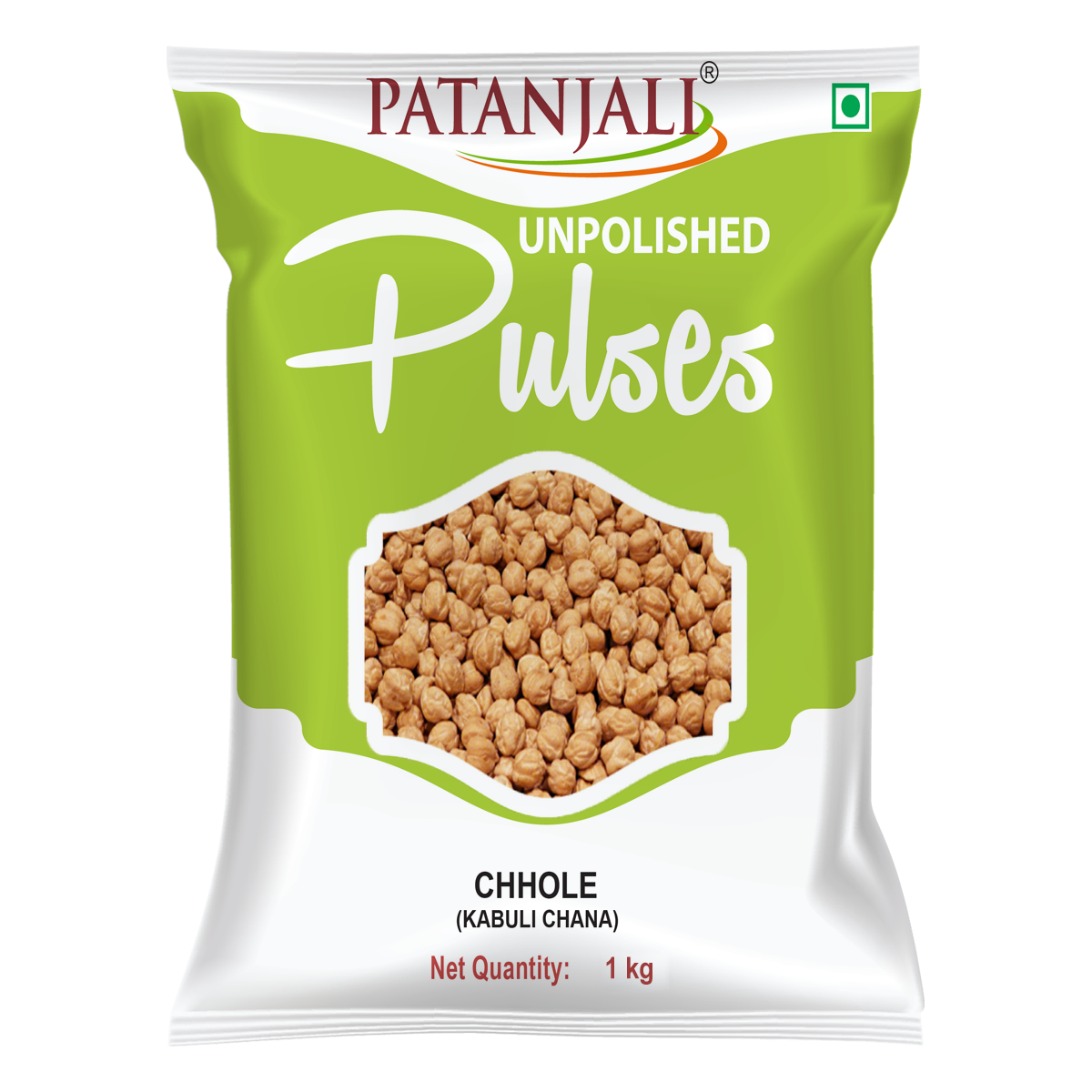 Patanjali Unpolished Chhole (Kabuli Chana) (1 kg)