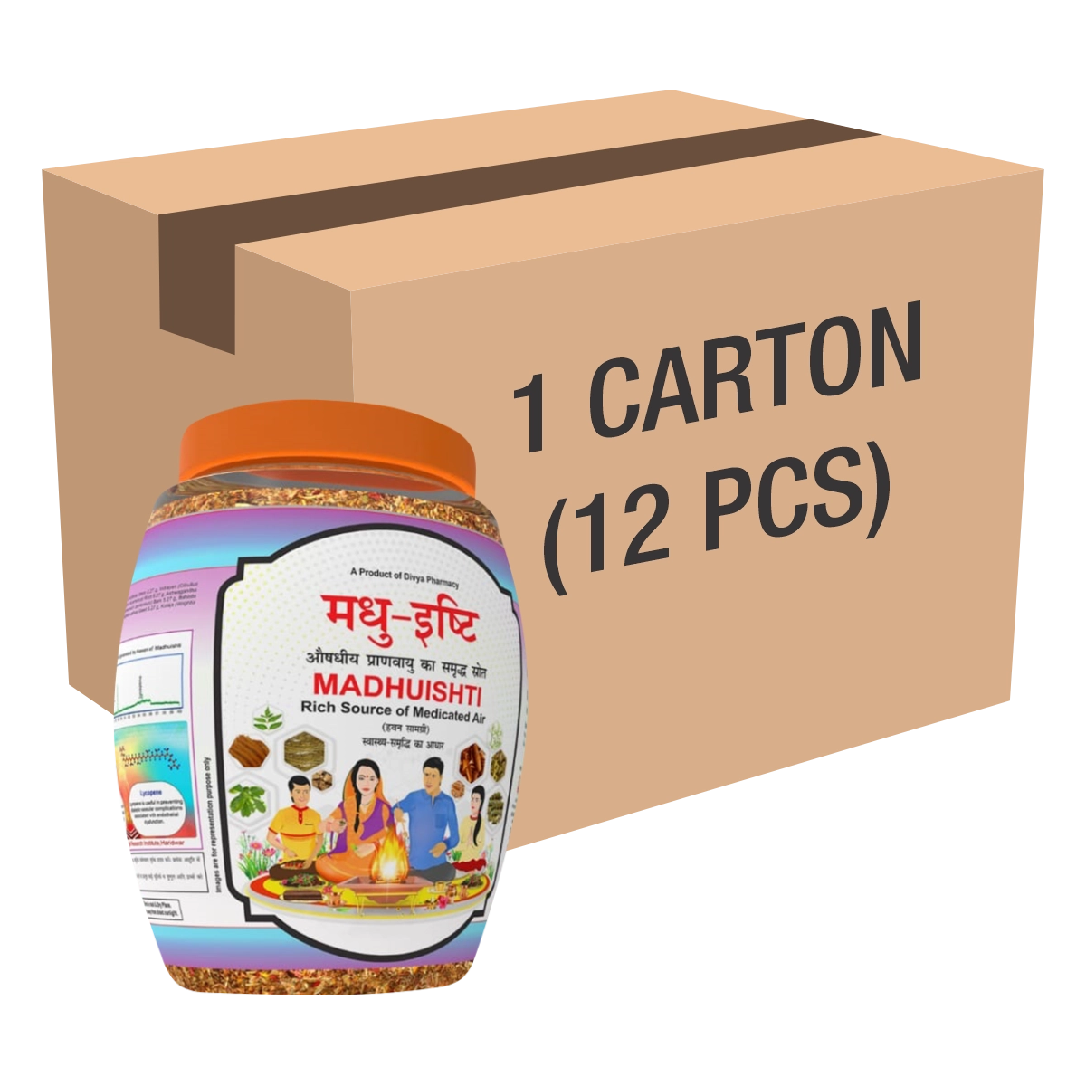 Divya Madhuishti (Hawan Samagri)400g 1 CLD (12 Pcs)