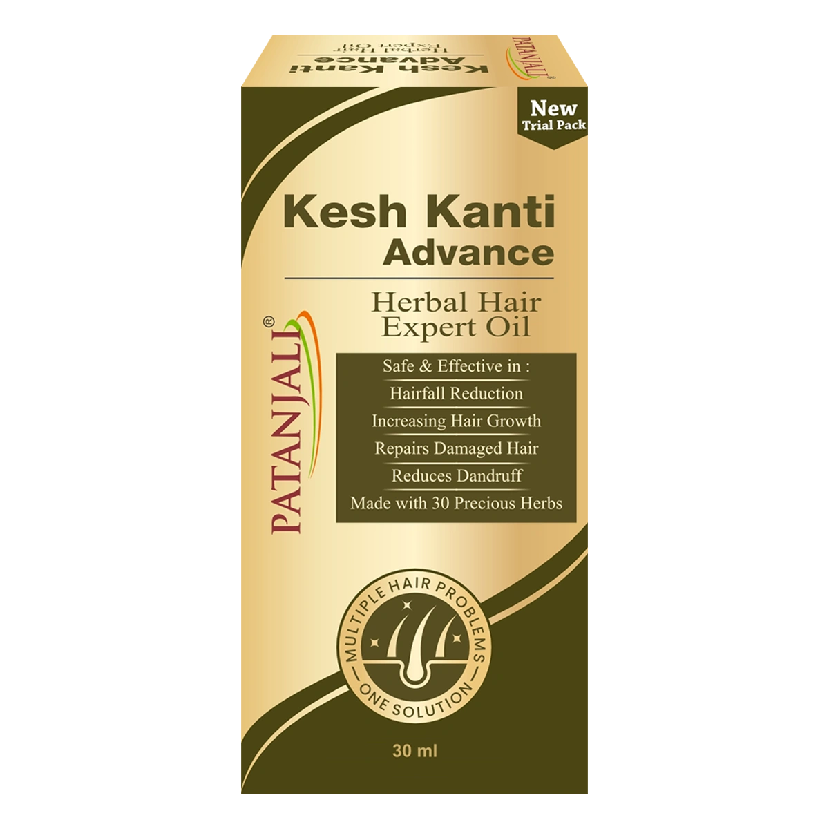 【Patanjali】 Patanjali Kesh Kanti Advance Herbal Hair Expert Oil 30g|パタンジャリ ケシュカンティ アドバンス ハーバル ヘアオイル|100ml