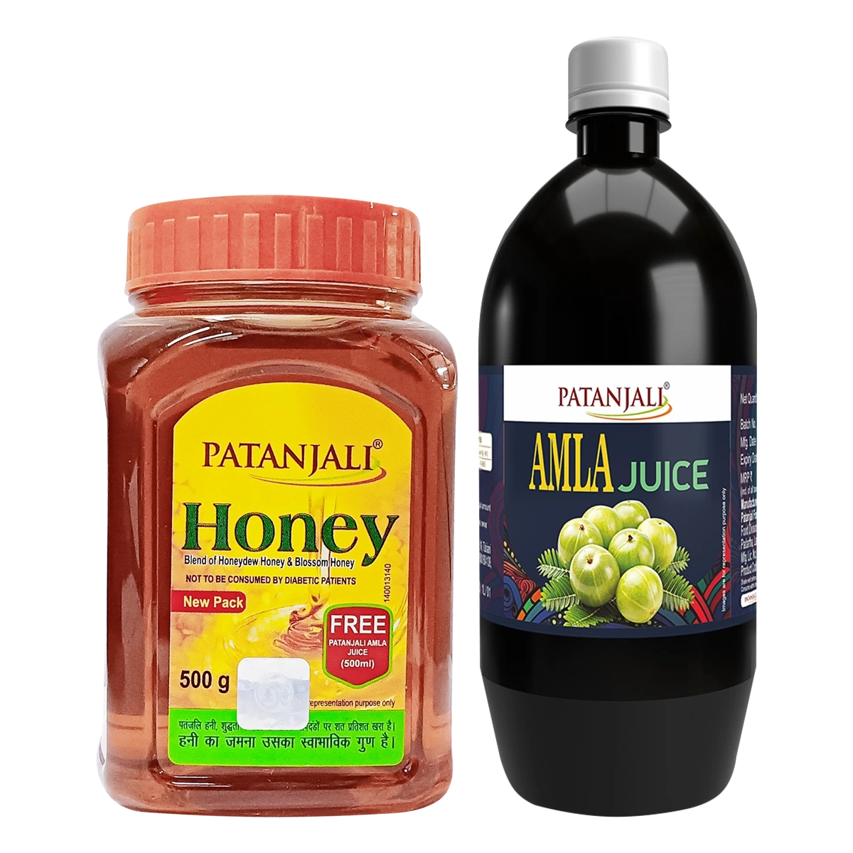 Honey 500g - Free Amla Juice 500ml