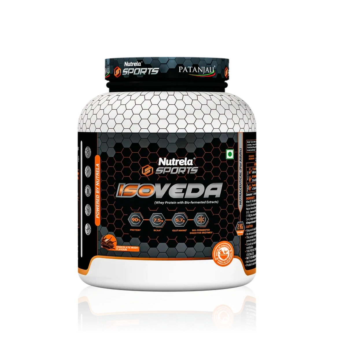 【Patanjali】 Patanjali Nutrela Sports Isoveda (Choc-irish) 2000g|パタンジャリ ニュートレラ スポーツ アイソベーダ チョコ|1kg