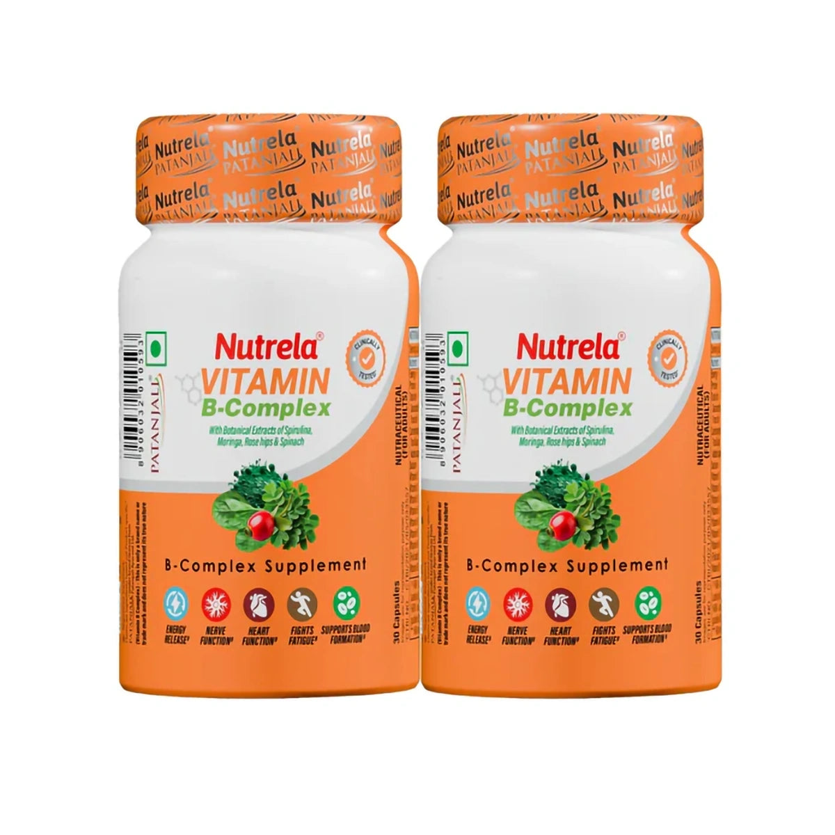 Combo Patanjali Nutrela Vitamin B-Complex- (Pack Of 2)