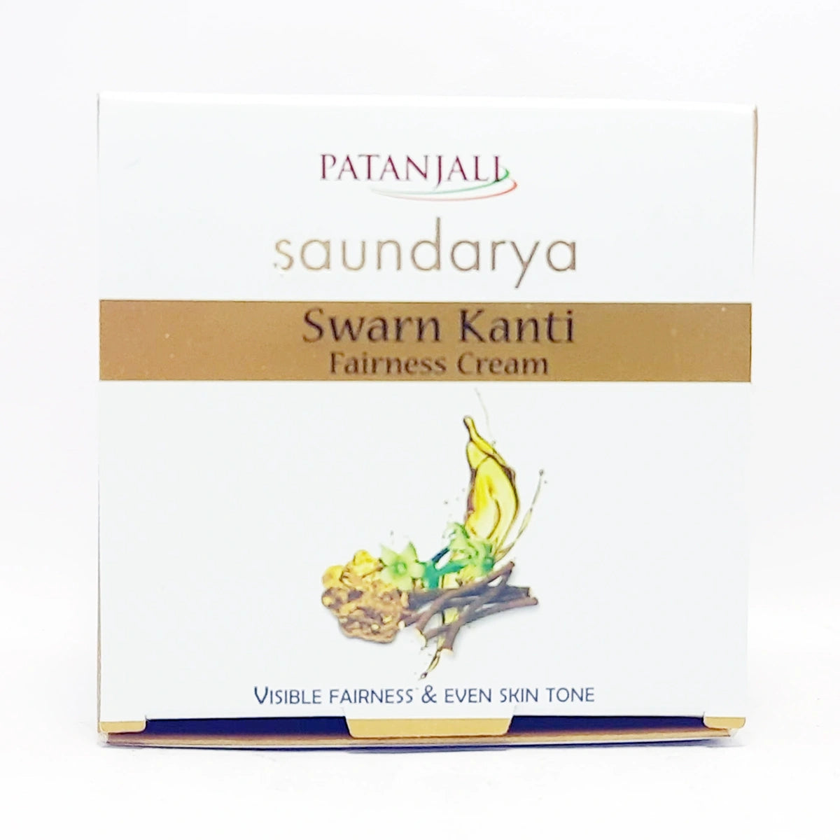 【Patanjali】 Patanjali Saundarya Swarn Kanti Fairness Cream 50g|パタンジャリ サウンダリャ スワルンカンティ フェアネスクリーム|15g