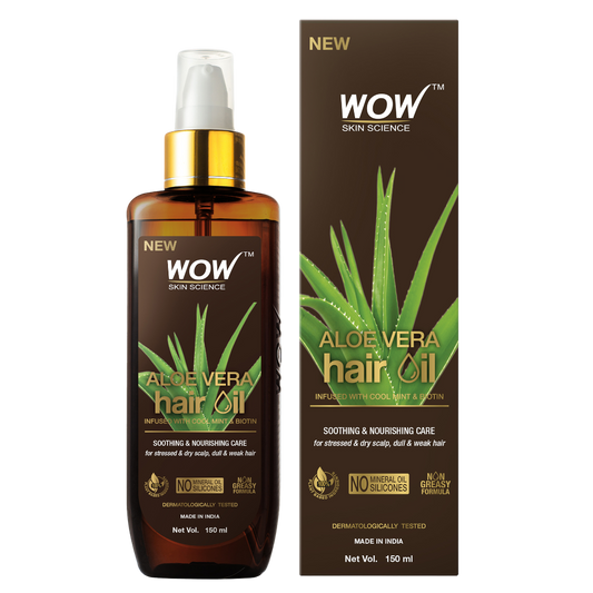 Aloe Vera Hair Oil Nourishing & Soothing for Stressed Scalp 150ml
