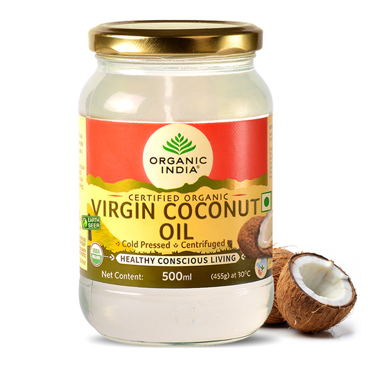 【Organic India】 Virgin Coconut Oil|ヴァージン ココナッツオイル|500 ml