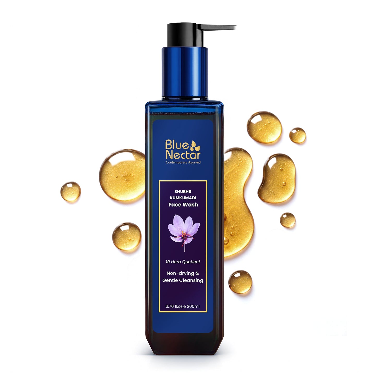 Kumkumadi Face Wash for Gentle Cleansing (10 Herbs) 100ml