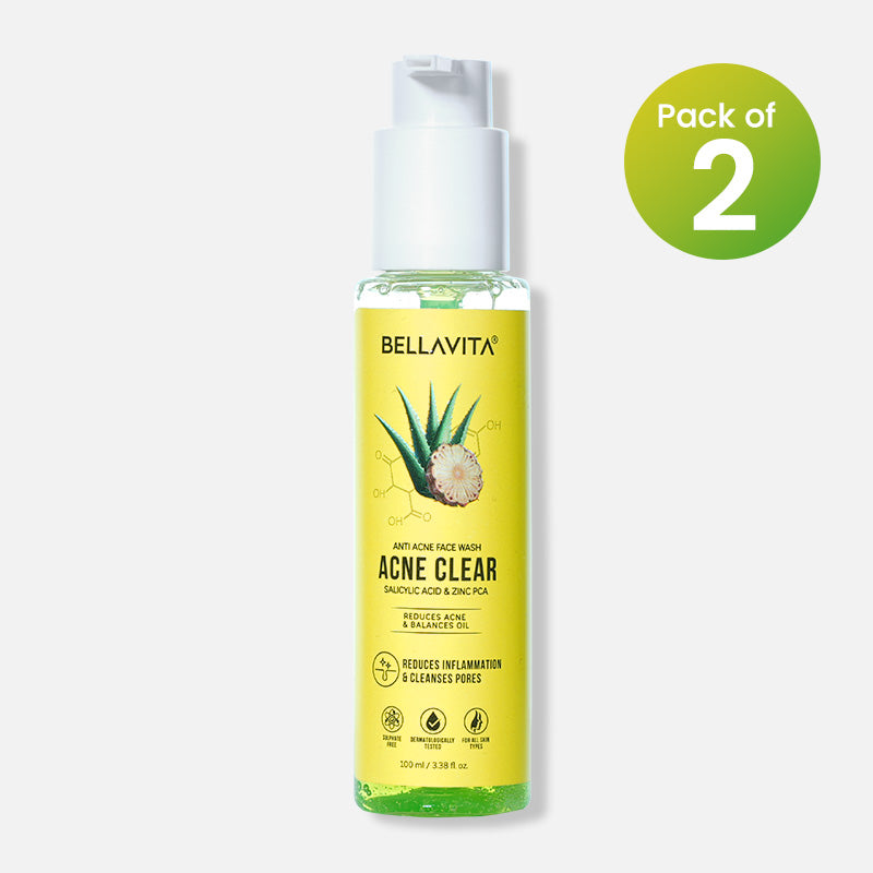 Salicylic Acid Anti Acne Face Wash - 2 x 100ml 100ml