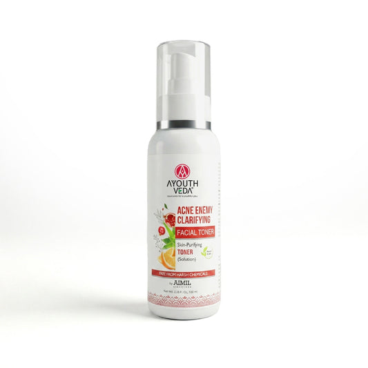 Acne Enemy Clarifying Facial Toner with Pomegranate, Amla, Aloe Vera & Rose Distillate for Acne & Oil Control | Dermatologically Tested |Suitable for Oily & Acne-Prone Skin | Net Qty – 100 ml 100ml
