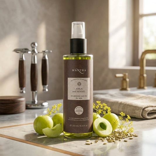 【Mantra Herbal】 Amla And Fennel Nourishing Hair Oil|アムラ&フェンネル ナリッシングヘアオイル|250ml