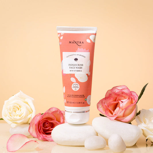 Indian Rose Face Wash With Vitamin C