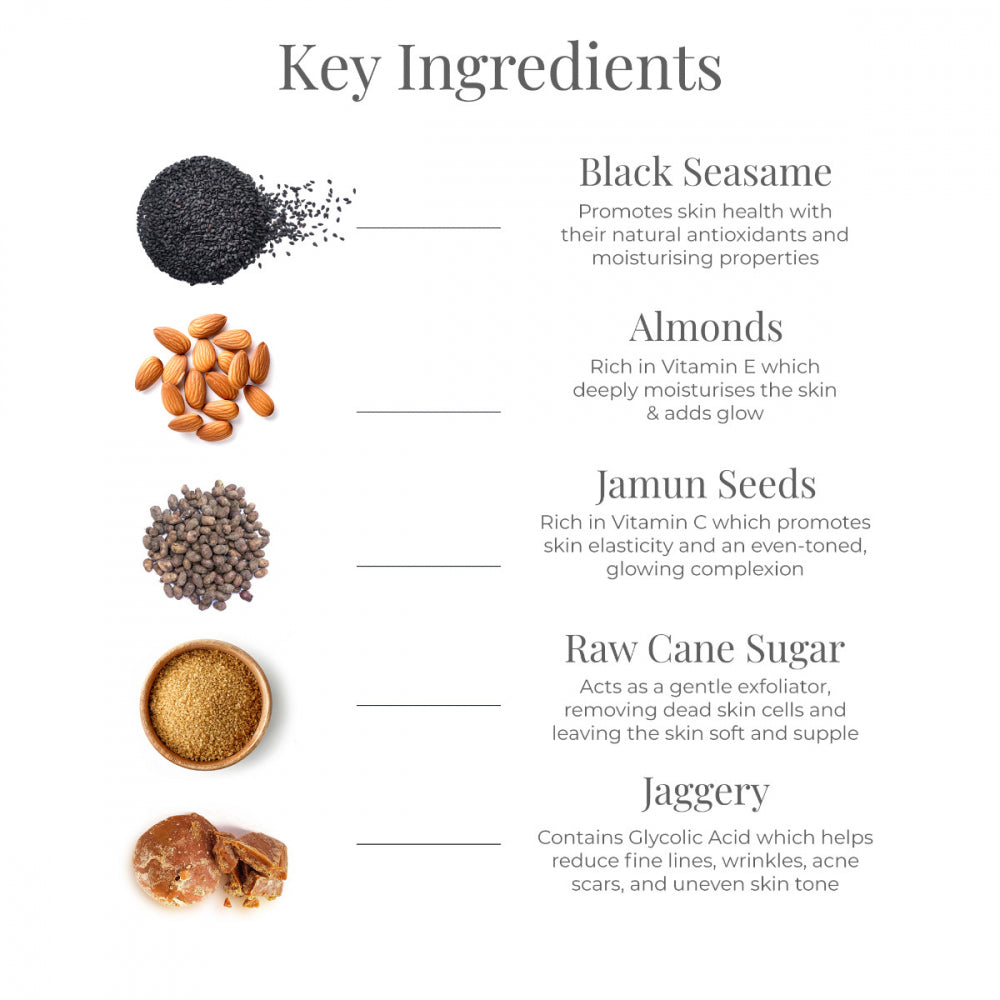 Sesame & Jaggery Exfoliating Facial Scrub 30 g