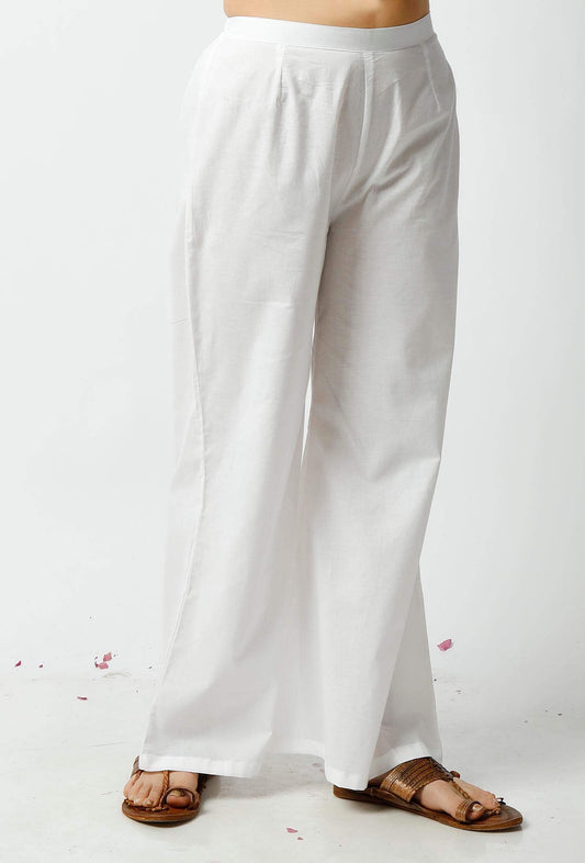 Summer White Cotton Pants サイズ M
