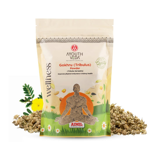 Gokhru Powder | Pure Ayurvedic Tribulus terrestris for Strength, Stamina & Vitality | Supports Muscle Growth, Kidney & Urinary Health | Natural Energy & Performance Booster | Net Qty: 200g 200g