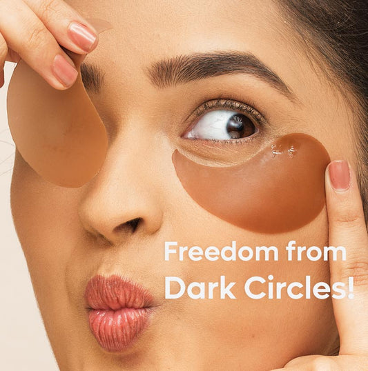 Coffee Hydrogel Under Eye Patches with Caffeine & HA - 15 Pairs