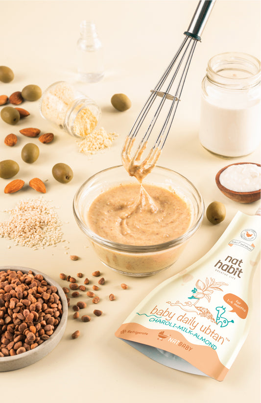 Fresh Baby Daily Ubtan - Charoli Milk Almond 80g x 2パック