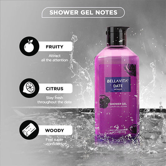 【Bella Vita】 Power and Pose Shower Gel Combo - 2 x 250ml|パワー&ポーズ シャワージェル コンボ(CEO マン+デイト 2本)|250ml