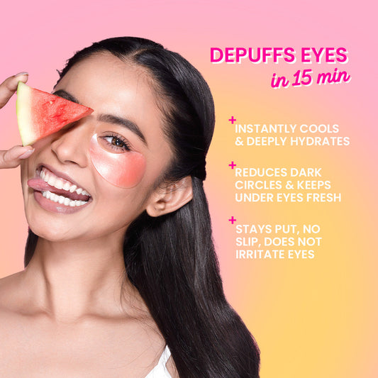 【Dot & Key】 Watermelon Hydrogel Under-eye Patches|ウォーターメロン ハイドロジェル アンダーアイパッチ