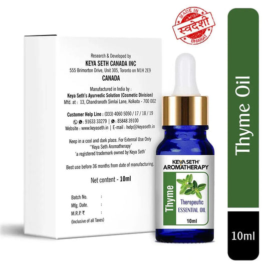 Thyme Essential Oil, Therapeutic Pure & Natural, Antimicrobe, Antiseptic, Immunity Booster, Digestive 10ml 10ml