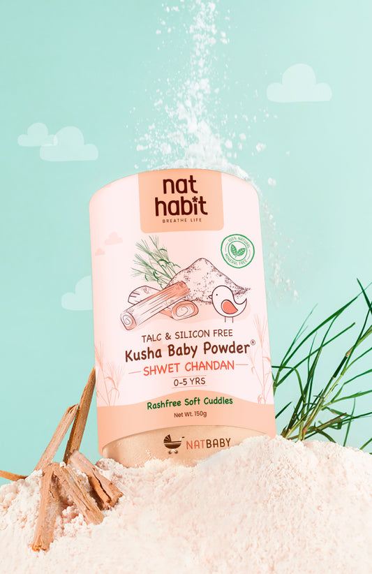 Kusha Baby Powder - Shwet Chandan 150g × 2