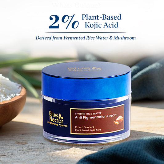 2% Kojic Acid Face Cream for Pigmentation with Mushroom & Rice Water (18 Herbs, 50g) (Women) 50g
