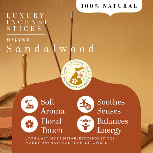 Incense Sticks Sandalwood Combo (Pack of 3)