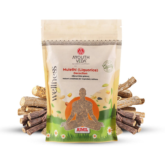 Mulethi (Liquorice) Decoction – Nature’s Sweetness for Respiratory Wellness Net Qty: 200g 200g