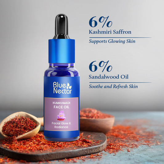 Kumkumadi Face Serum and Oil with Saffron for Glowing Skin (26 herbs) 30ml