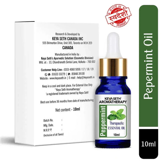 Peppermint Essential Oil Natural Therapeutic Grade, Cooling and Pain Reliving, Decongestant, Stress Relief,10ml 10ml