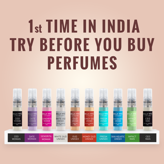 【Bella Vita】 Luxury Perfume Trial Pack - 10 x 5ml|ラグジュアリー PA パフューム|5ml