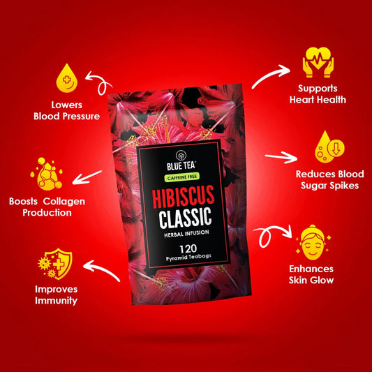 Hibiscus Classic Herbal Tea - 120 Teabags 120 Tea Bags