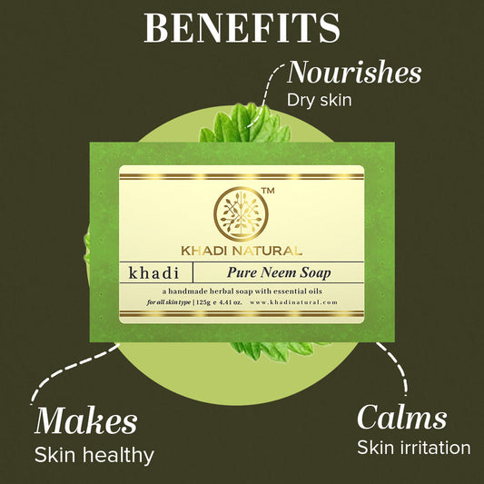 Pure Neem Soap Combo Pack Of 8 125gm Each