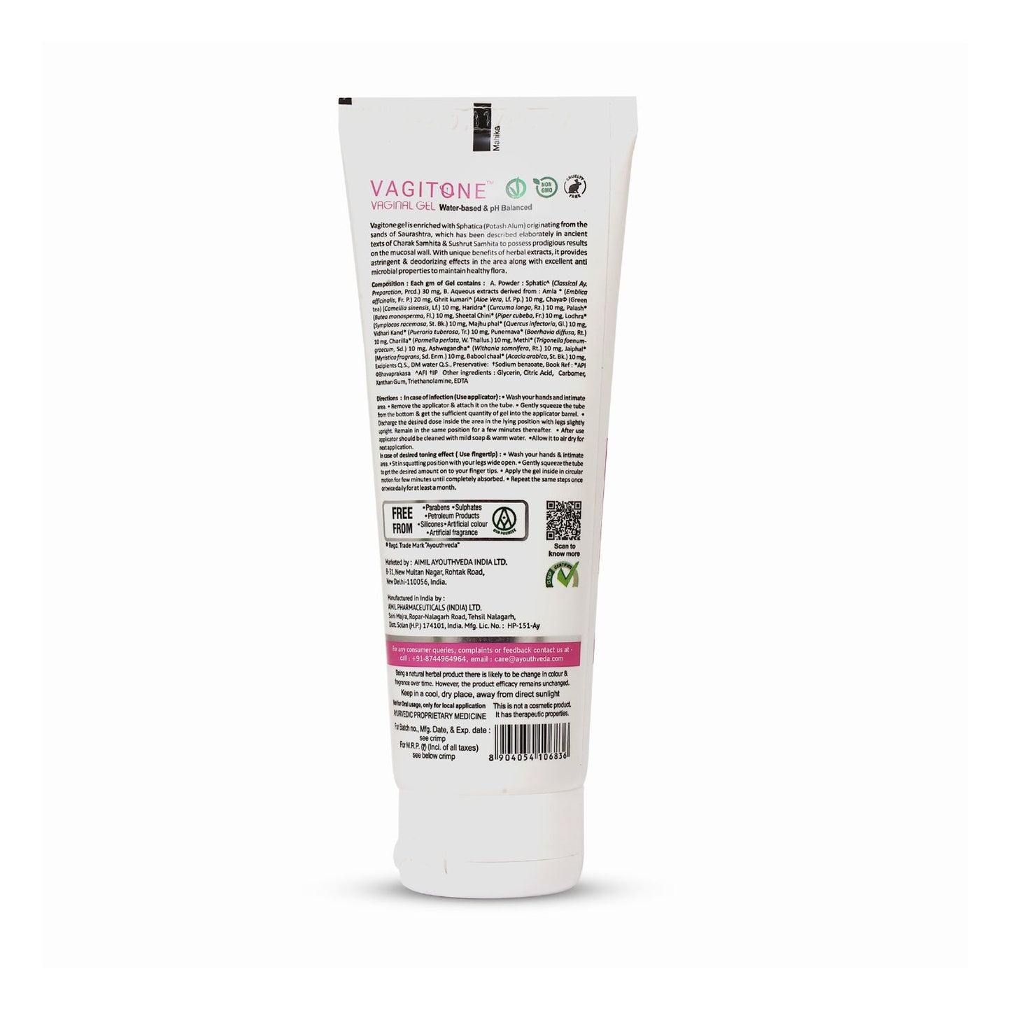 Vagitone Vaginal Gel With Dual formula- (Net Qty-50gm) 50gm