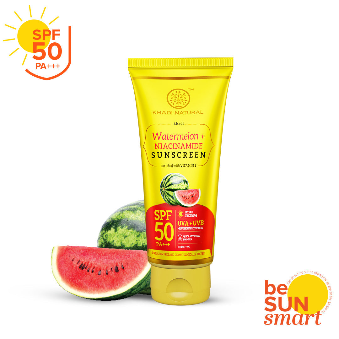 Watermelon + Niacinamide Sunscreen Aqua Gel SPF 50 PA+++ 100gm