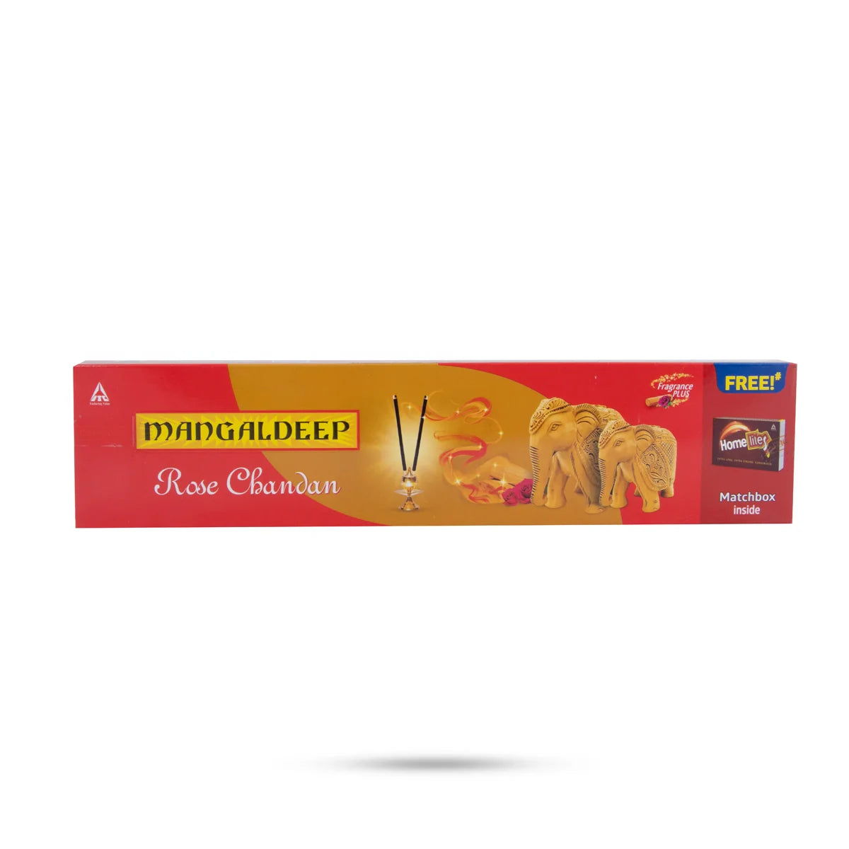 Rose Chandan Agarbatti - 76 Sticks | Incense Sticks/ Agarbathi for Pooja 76本