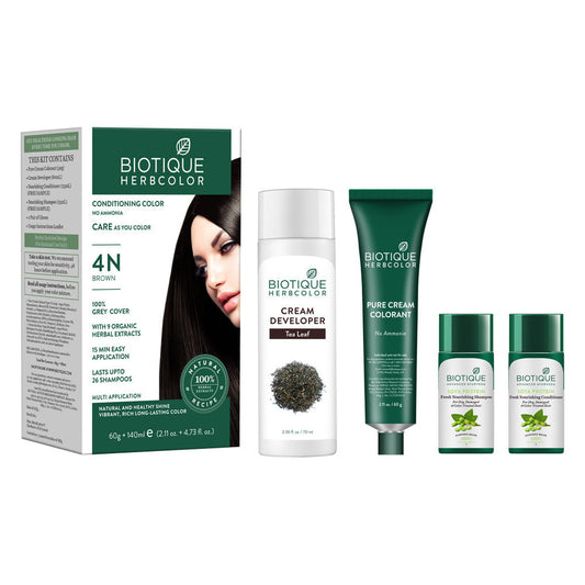 Biotique Herbcolor 4N Brown