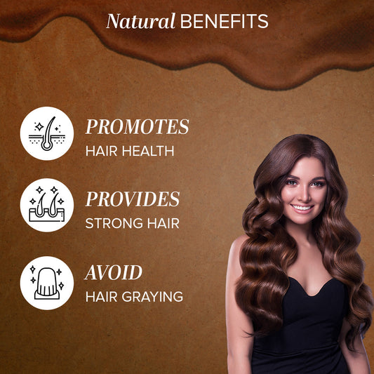 Brown Mehndi for Hair Combo Pack Of 2 75gm Each