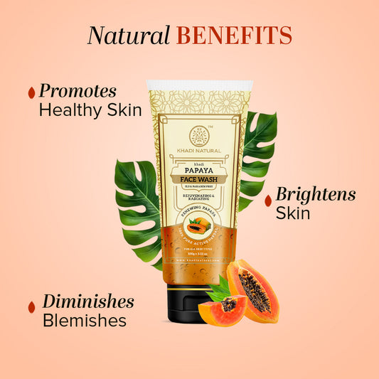 Papaya Face Wash SLS & Paraben Free 100gm