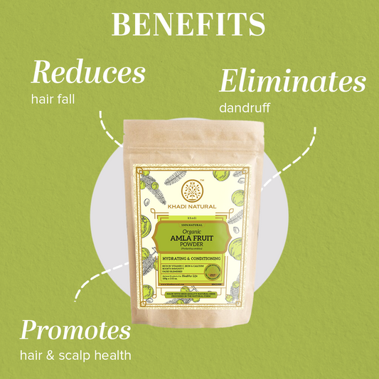 Organic Amla Fruit Powder For Hair Care - 100% Natural 100gm
