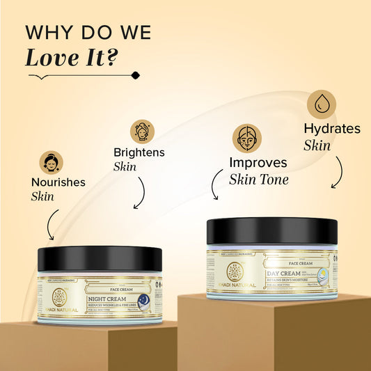 Day Bright & Night Repair Cream Combo - Pack of 2 (50gm Each) 50g