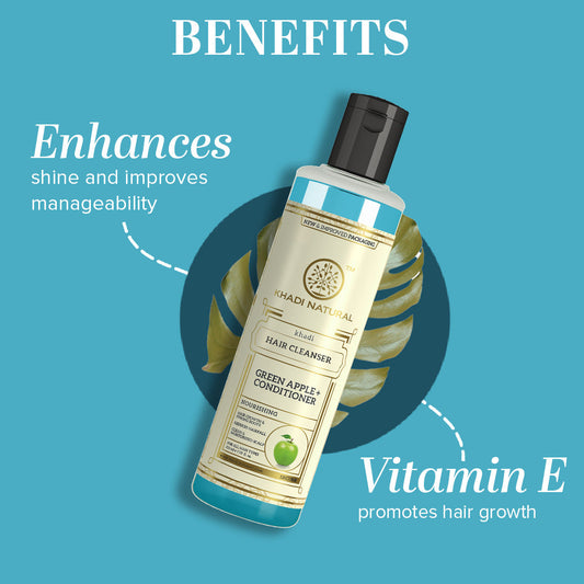 Green Apple Conditioner With Hair Cleanser 210ml