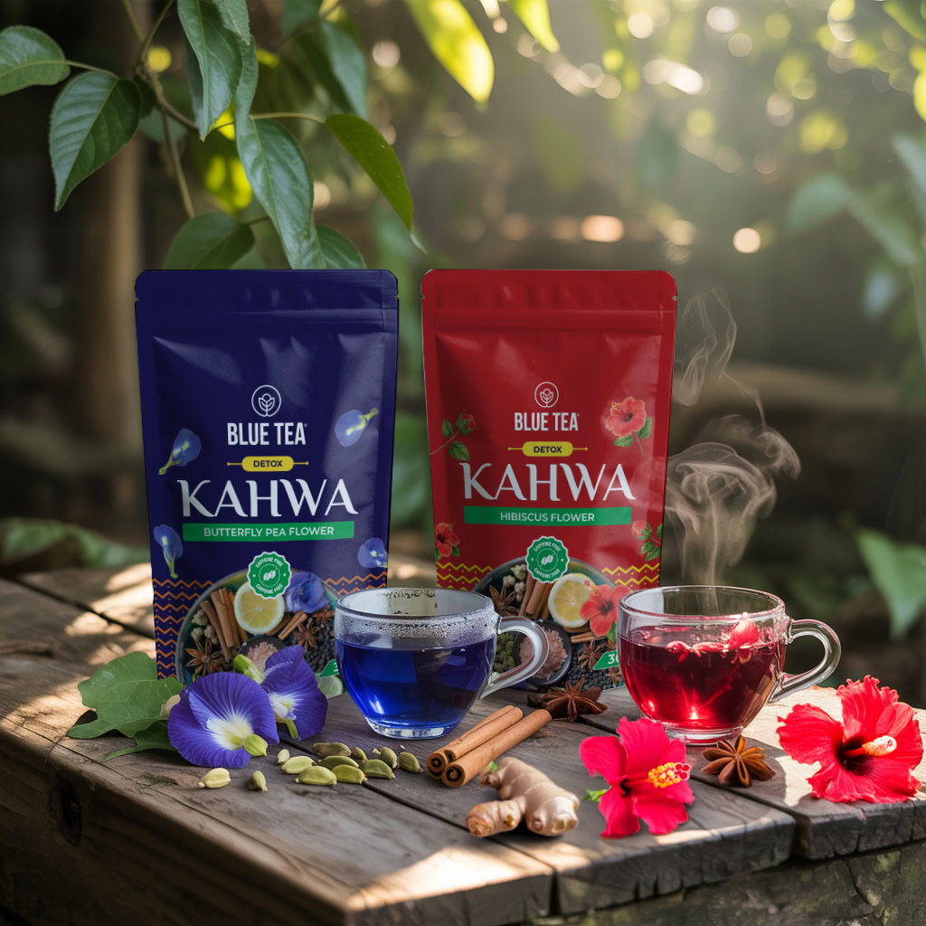 Detox Kahwa combo Pack - 60 PTB | 30 Teabags Each 30 Tea Bags
